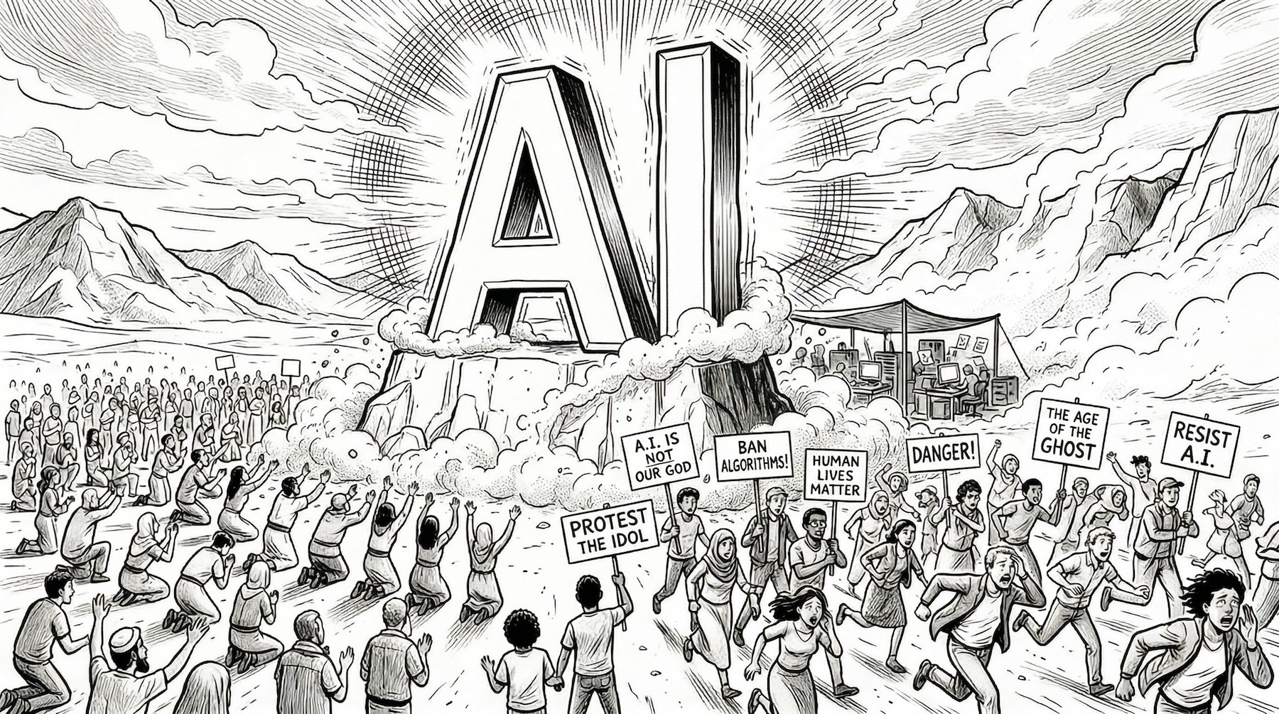 'The Jesusificatio of AI' by Tey Bannerman